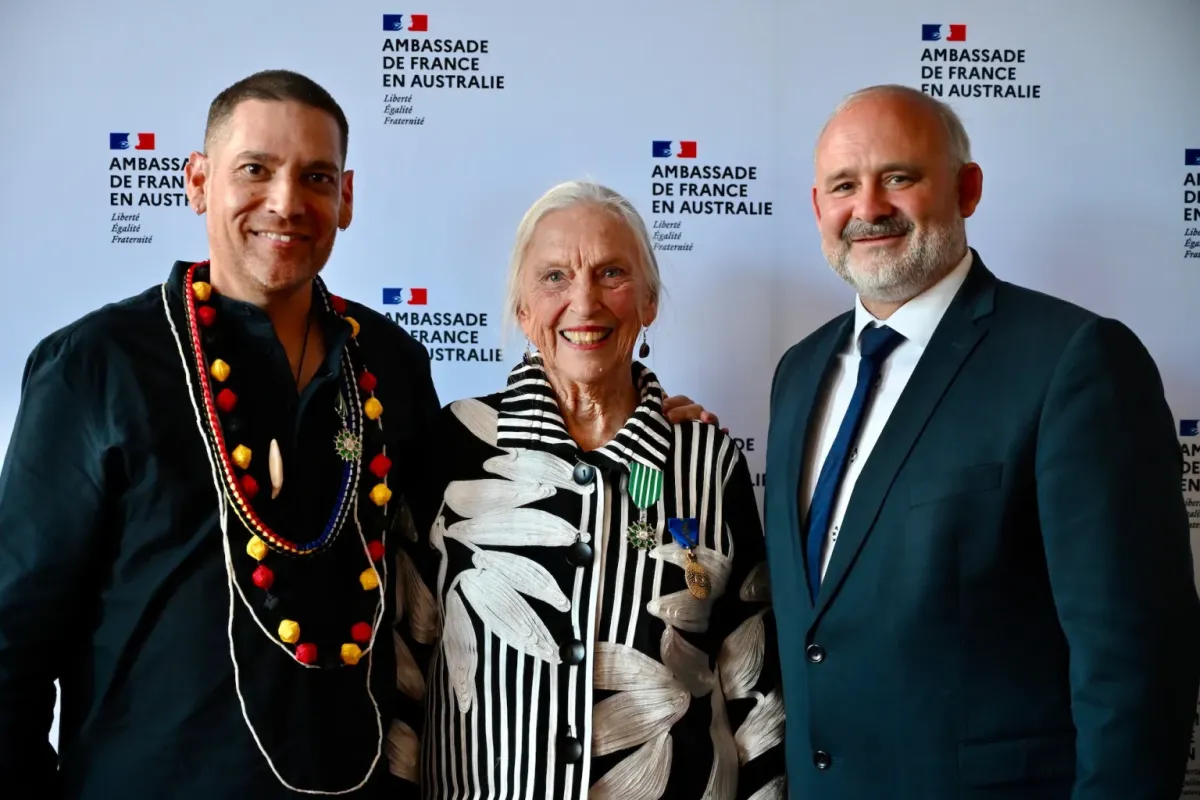 Tony Albert and Elizabeth Cameron Dalman awarded France’s Order of Arts and Letters